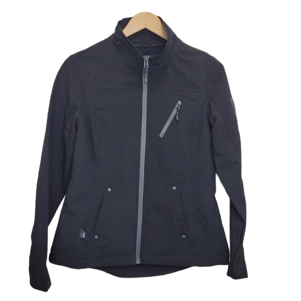 ROOTS 73 Jacket Black Outdoor Zip Up Size S